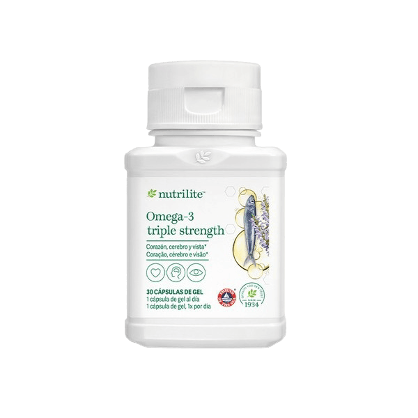 Nutrilite Omega-3 Triple Strength – Ácidos grasos esenciales para el corazón, cerebro y visión