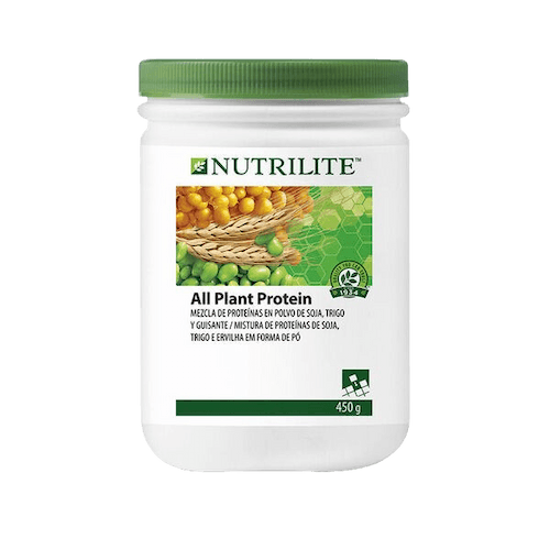 Proteína vegetal Nutrilite en polvo con soja, trigo y guisante para una nutrición equilibrada y sin ingredientes de origen animal