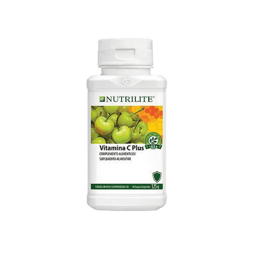 Botella de Vitamina C Plus de Nutrilite con extracto natural de acerola